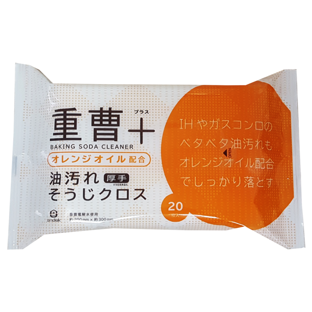 重曹油汚れそうじクロス(24個入/1個当たり300円)
