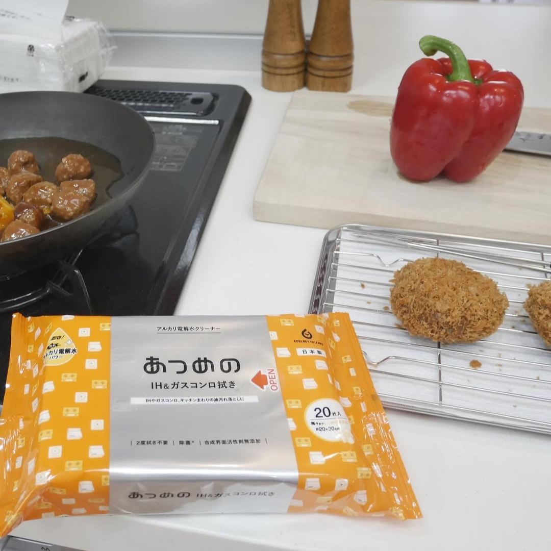 あつめの IH&ガスコンロ拭き(12個入/1個当たり270円)