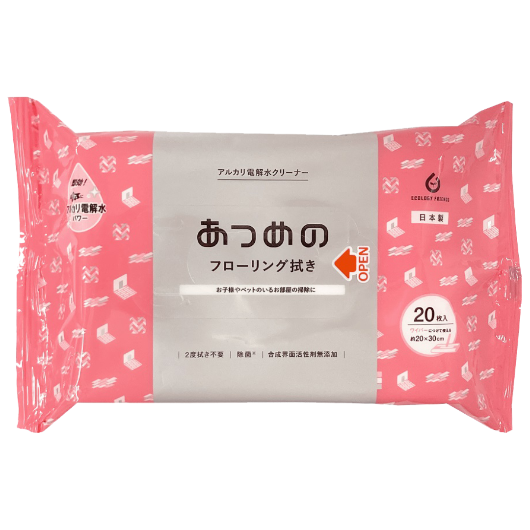 あつめの フローリング拭き（12個入／1個当たり270円）