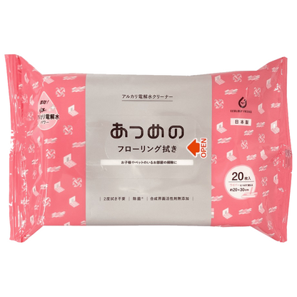 あつめの フローリング拭き（12個入／1個当たり270円）