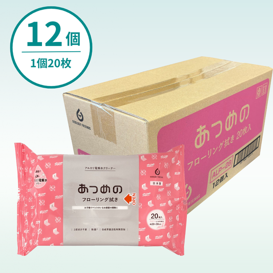あつめの フローリング拭き（12個入／1個当たり270円）
